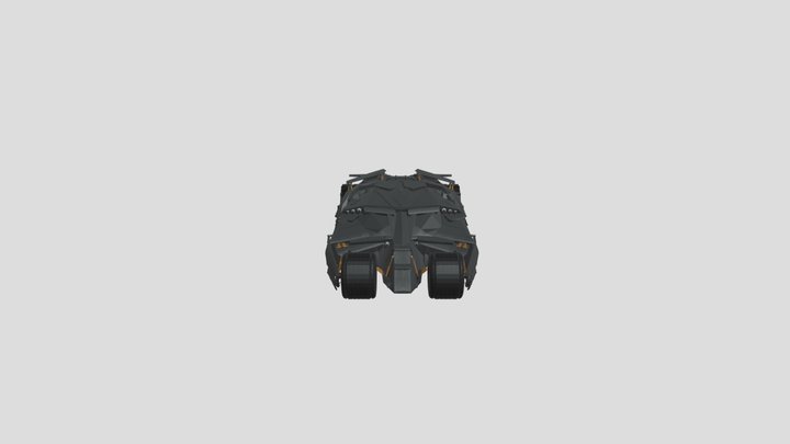 Batman Tumbler 3D Model