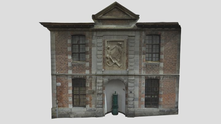 Musée de folklore - façade - Fcgc_low1 3D Model