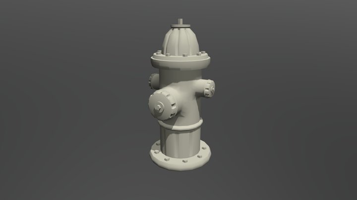 Assignment5 Advanced Unwrap Hydrant Ngoka 3D Model