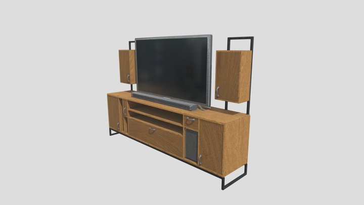 My TV Bench 3D Model