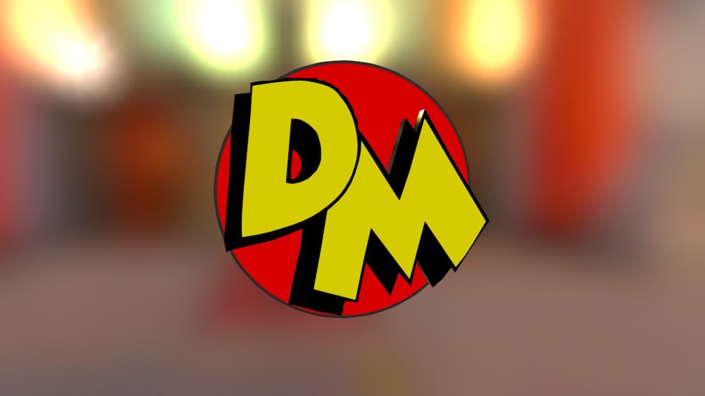 Danger Mouse 3D Logo Model