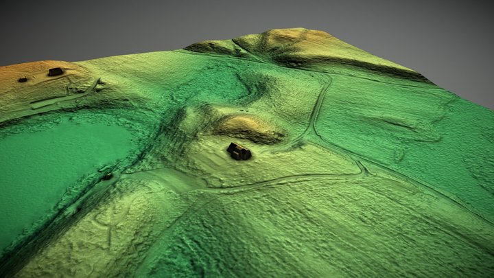 Antabaltės piliakalnis (Lithuania) – Gratis 3D-model STL