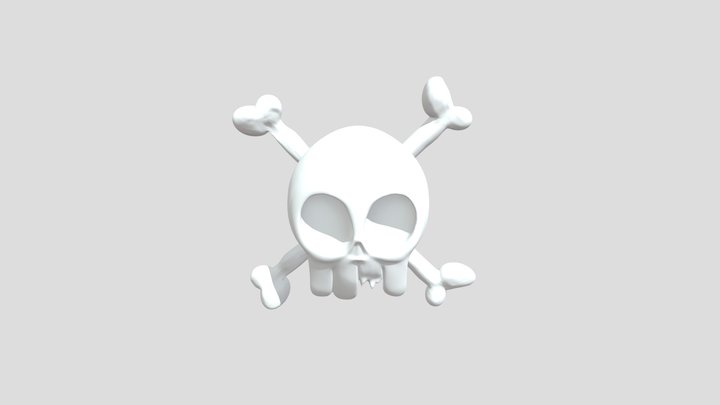 Pirate Skull 3D Model