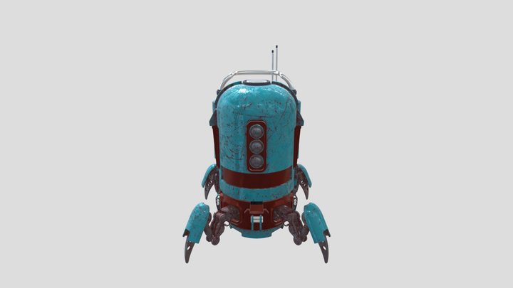 Spiderbot by RAJAT 3D Model