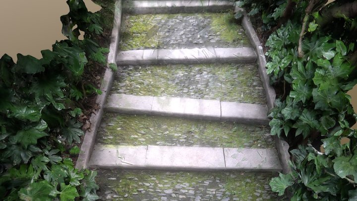 Stone Step 3D Model