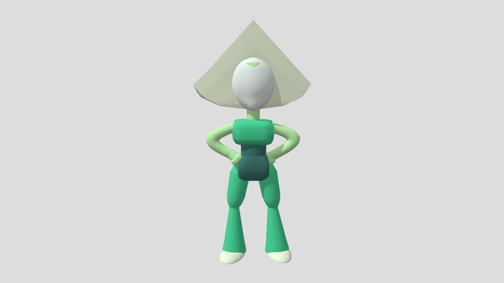 Peridot Character Blockout 3D Model