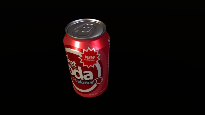 Soda Can 3D Model
