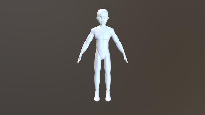 Edward Elric Corpo Modelagem 3D Model