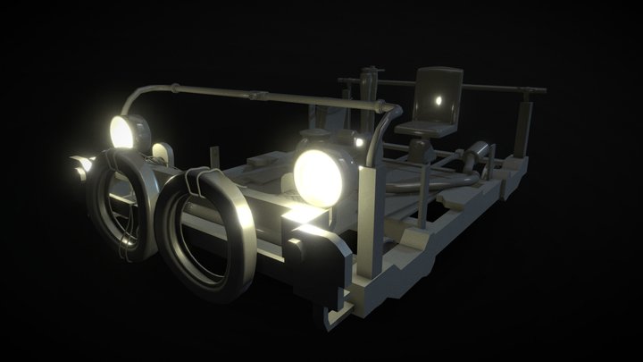 Drezina from Metro 2033 [WIP 1] 3D Model