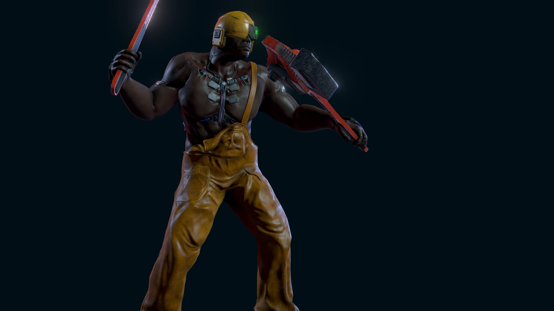 Cyberpunk Thug 2 - Buy Royalty Free 3D model by willpowaproject ...