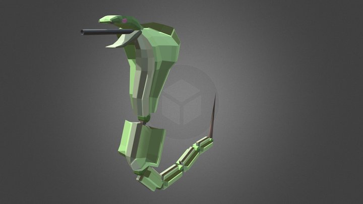 Mecha Snake 3D Model