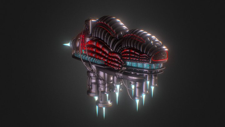 HamardFélix_SpaceShip sketchfab 3D Model