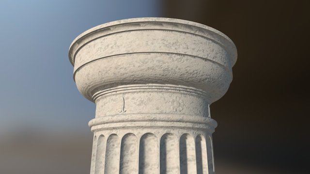 Doric Column 3D Model