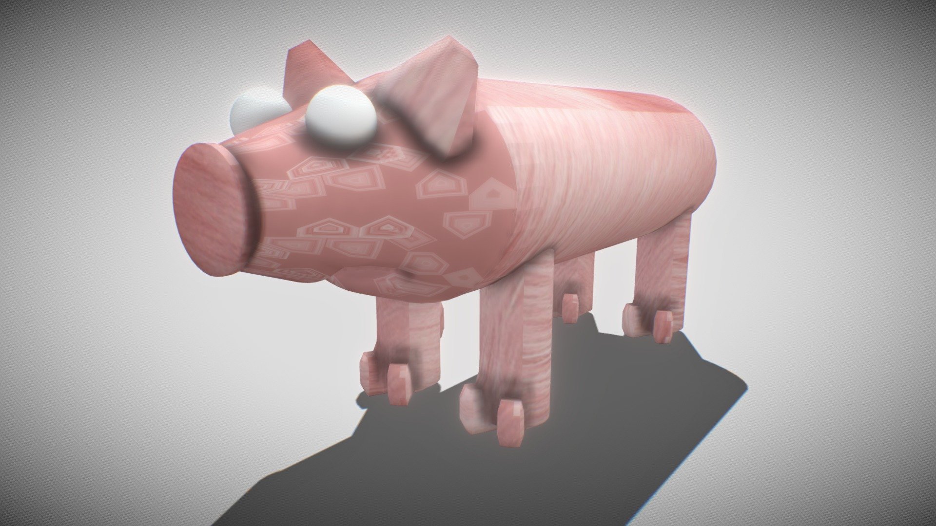 COOL RIGGED PIG — Sketchfab embed 3D viewer