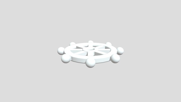 Mahoraga Jujutsu Kaisen (Dharma Chakra) 3D Model