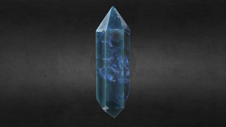 Blue Crystal 3D Model