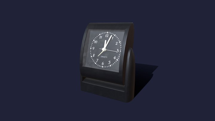 Alarm Clock (animated) 3D Model