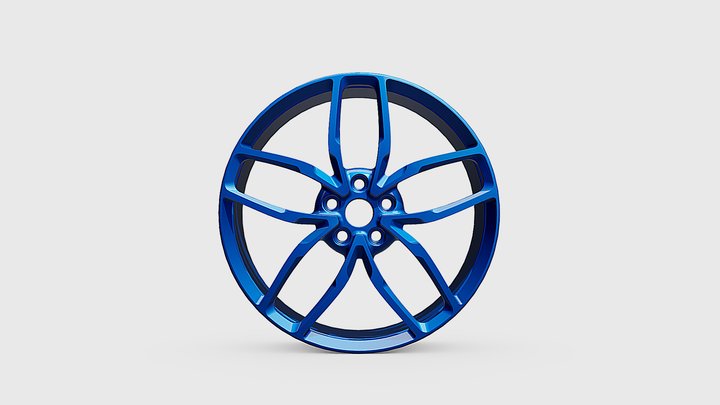 Lamborghini Huracan CAD Rim 3D Model
