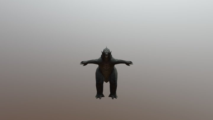 Godzilla 2014 (Smash) 3D Model