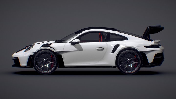 Porsche GT3 RS 3D Model