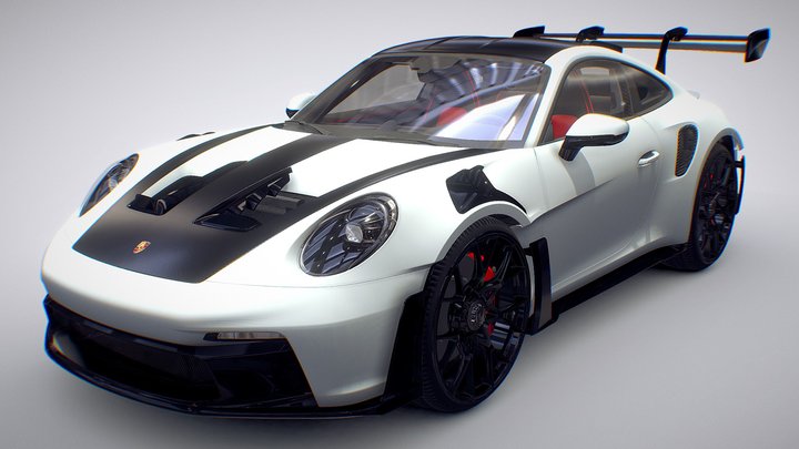 Porsche GT3 RS 3D Model