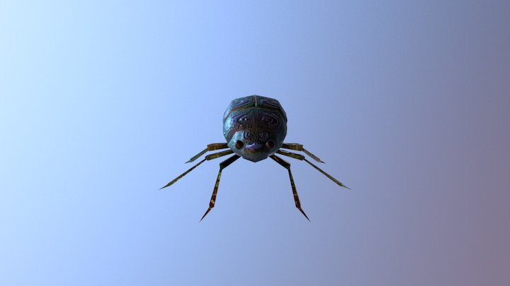 Forest Beetle 3D Model