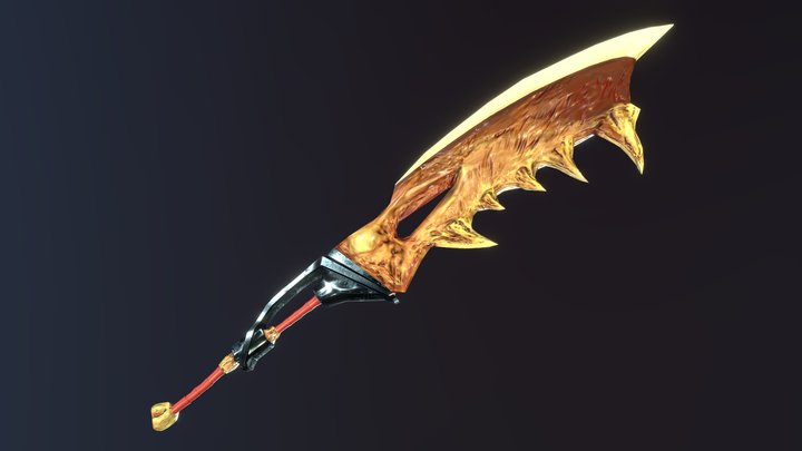 Monster Hunter Great Sword 3D Model