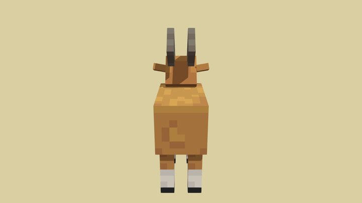 Goat 3D Model