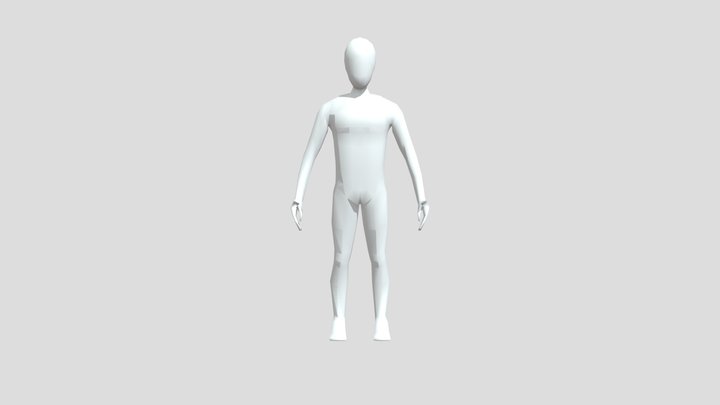 Person Idle Animation 3D Model