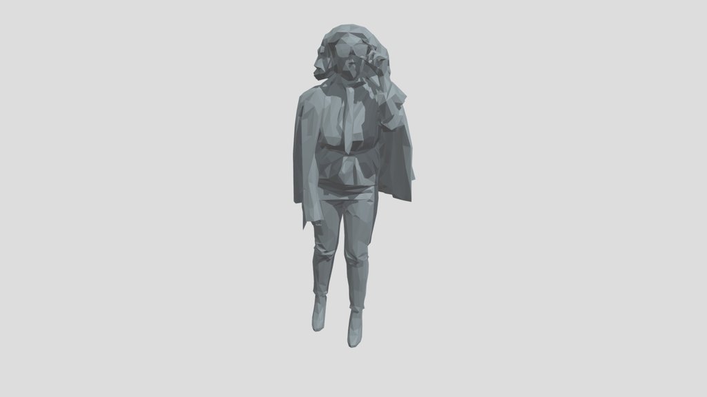 Lowpoly Female Standing