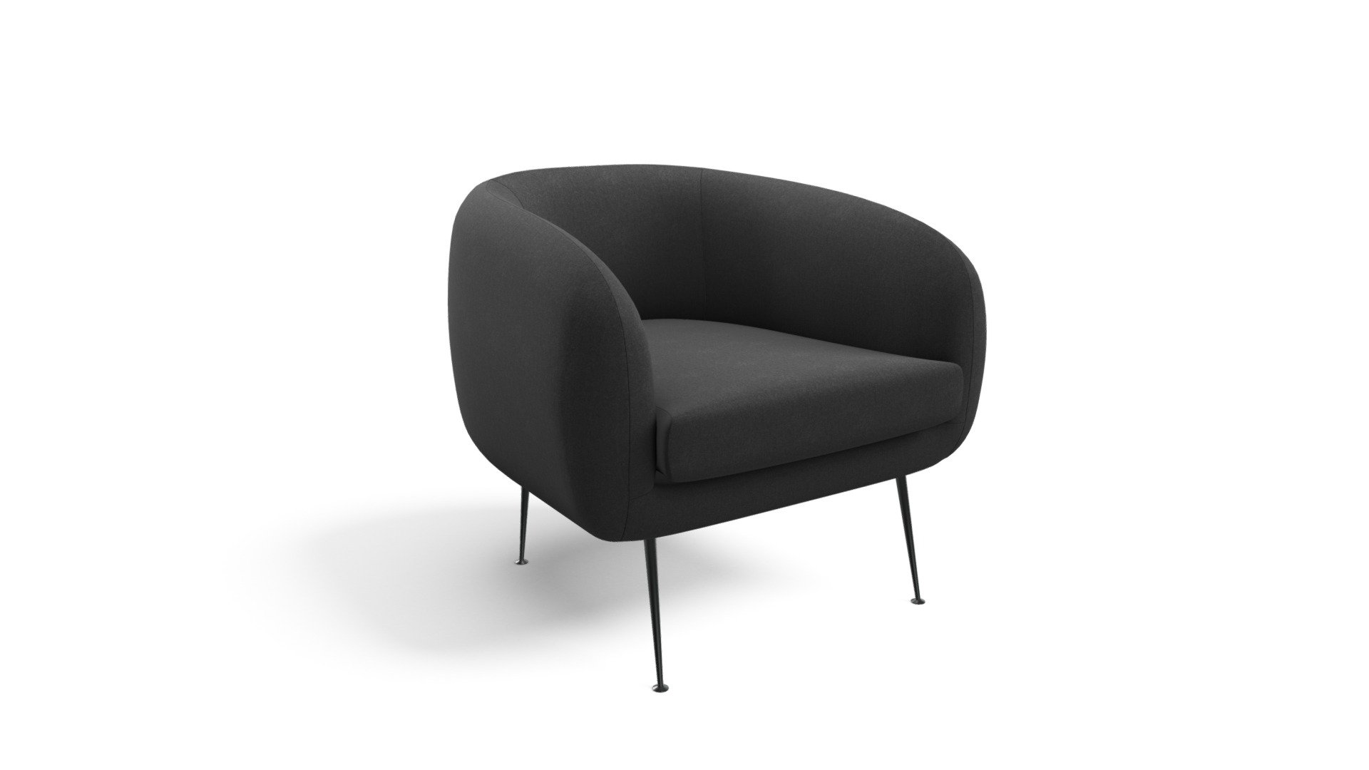 Dinky Accent Chair, London Grey