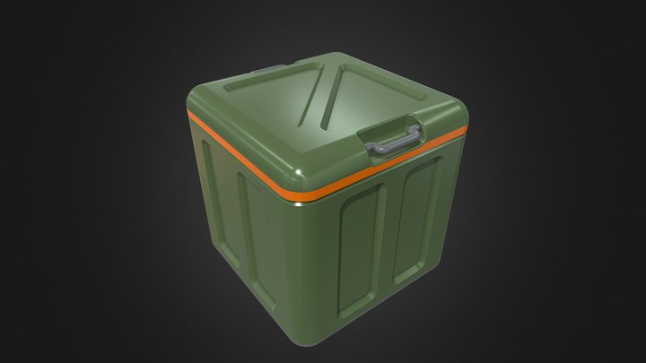 Sci-fi Crate 1 – Kostenloses 3D-Modell STL