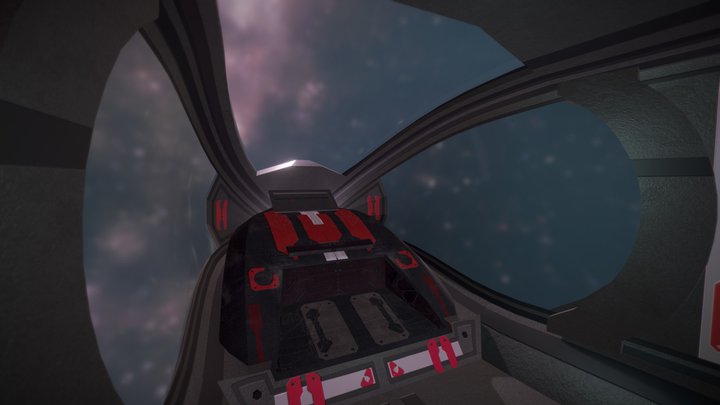 Spaceship Cockpit 3D Model