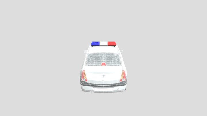 Dacia Politie 3D Model
