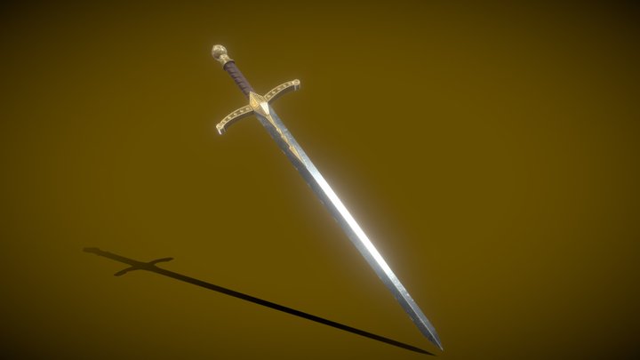 Long Sword 3D Model