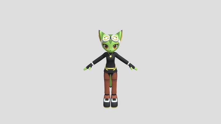 Freedom Planet - Cory 3D Model