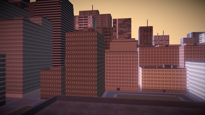 Big city 3D Model