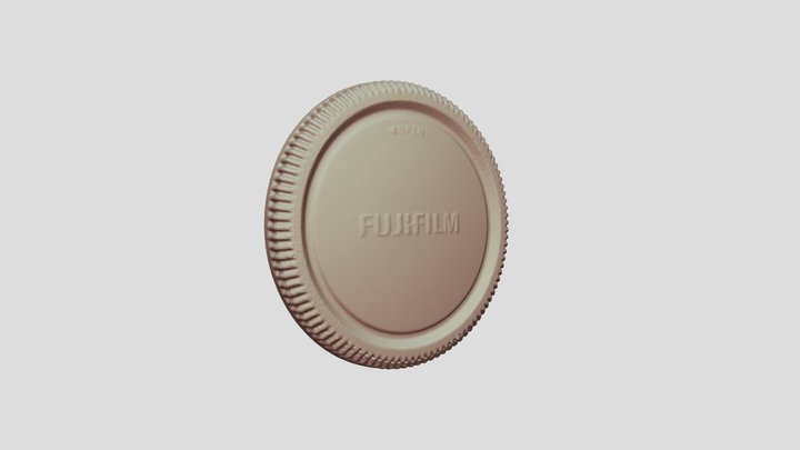 Fujifilm GFX Front Body Cap 3D Model