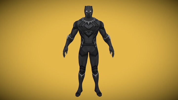 Black Panther 3D Model