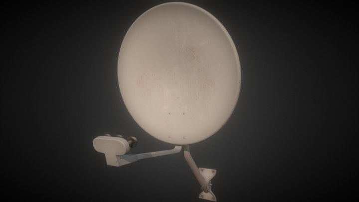 Satellite Dish 3D Model