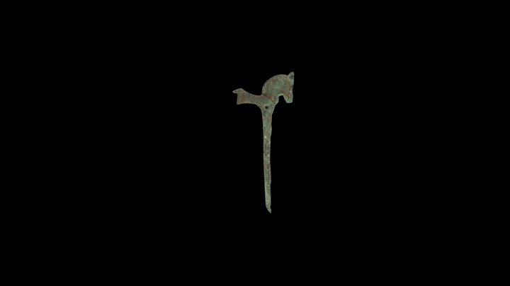Metal Hairpin 3D Model