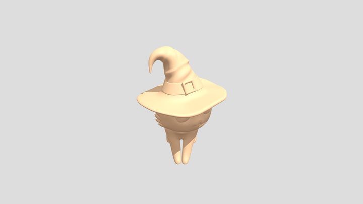 Witch cat – Free 3D Model STL