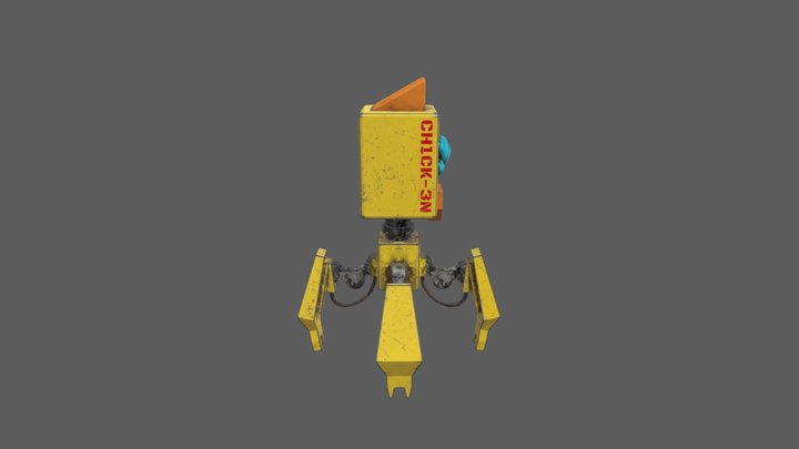 Chicken Robot2 3D Model