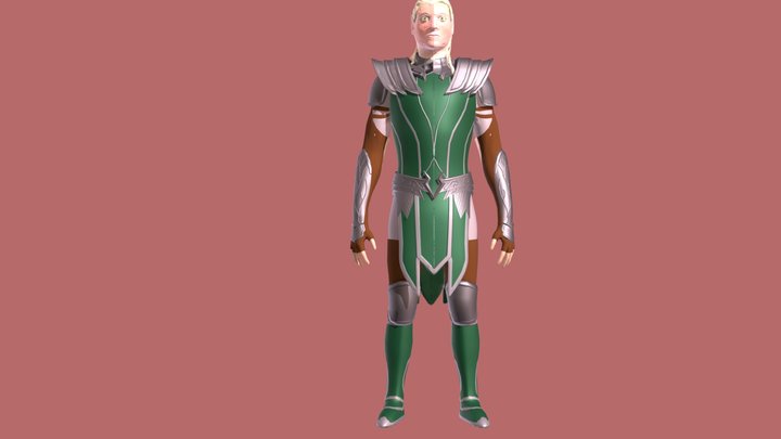 Elf Character 3D Model