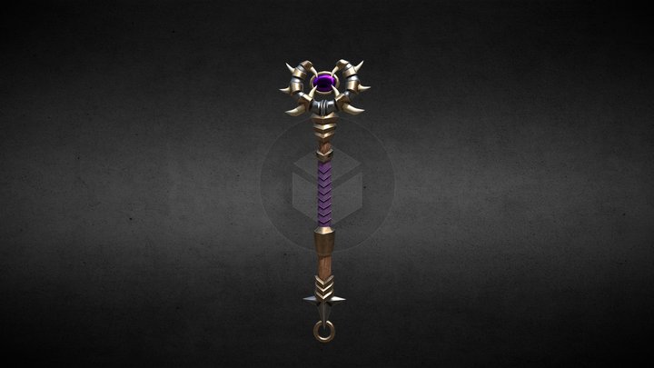Staff 3D Model