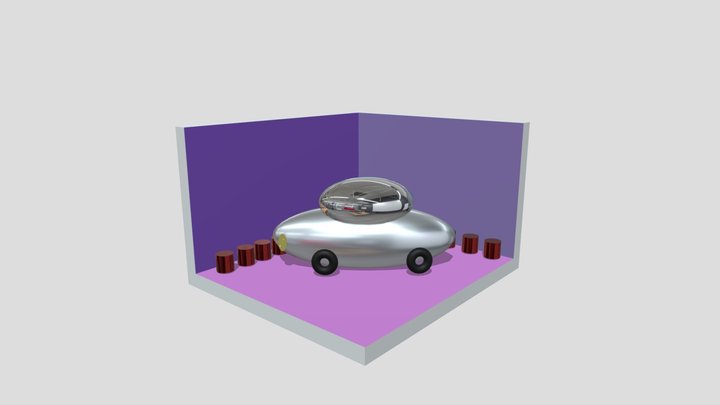 Carro nave 3D Model