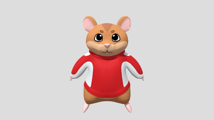 Hamster Character Model 3D Model