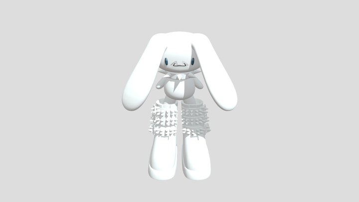 cinnamroll boots base 3D Model