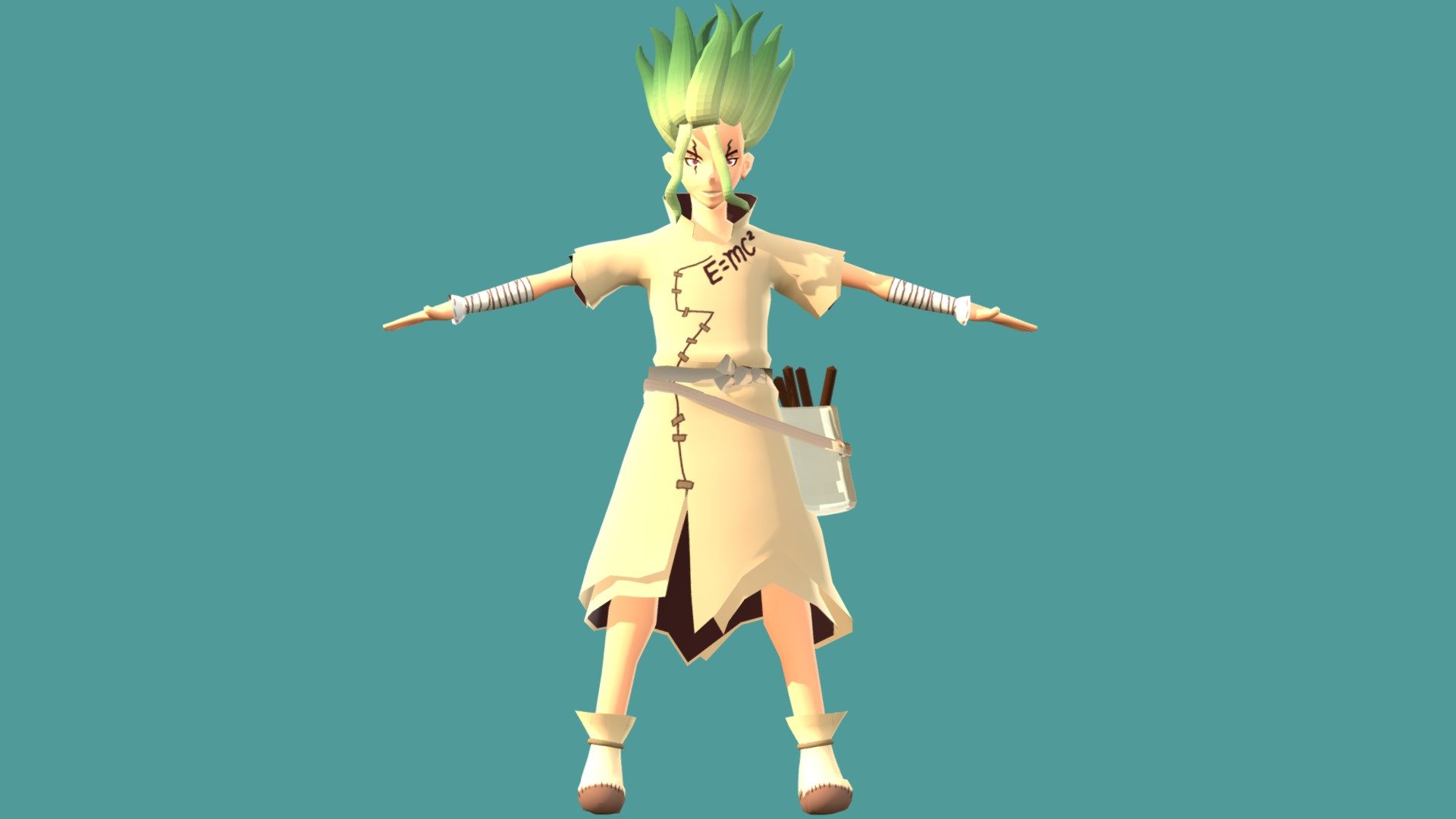 Senku Dr Stone 3d Model Download Free 3d Model By Leo Nyanko Leonardo Sensei2 E7436cf