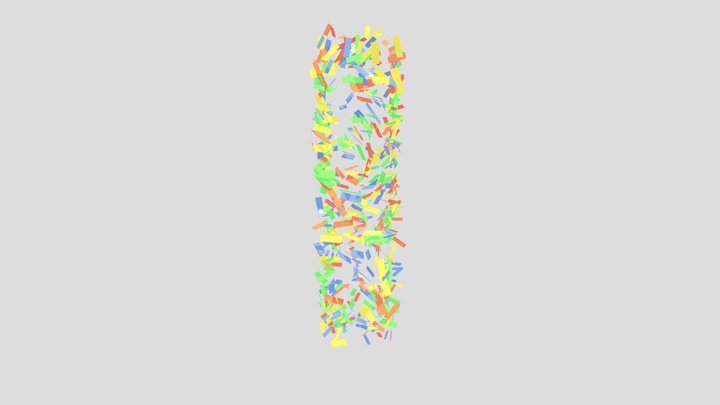 Confettiv2 3D Model